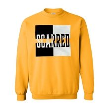Load image into Gallery viewer, Black & White Scarred Split Crewneck Sweatshirt