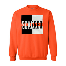 Load image into Gallery viewer, Black & White Scarred Split Crewneck Sweatshirt