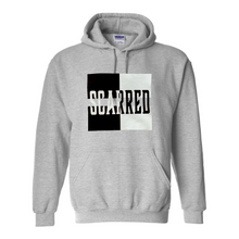 Load image into Gallery viewer, Black & White Scarred Split Hoodie
