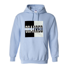 Load image into Gallery viewer, Black & White Scarred Split Hoodie