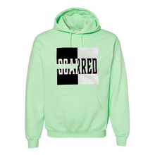Load image into Gallery viewer, Black & White Scarred Split Hoodie