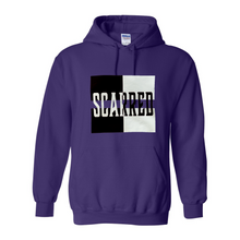 Load image into Gallery viewer, Black & White Scarred Split Hoodie