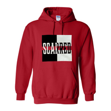 Load image into Gallery viewer, Black & White Scarred Split Hoodie