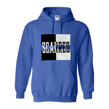 Load image into Gallery viewer, Black & White Scarred Split Hoodie