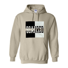 Load image into Gallery viewer, Black & White Scarred Split Hoodie