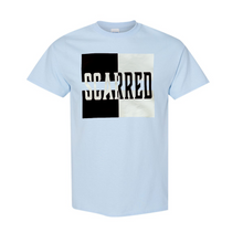Load image into Gallery viewer, Black & White Scarred Split Tee