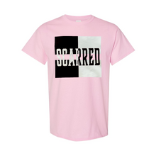 Load image into Gallery viewer, Black & White Scarred Split Tee