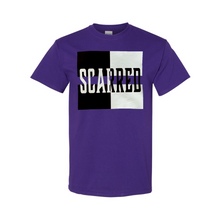 Load image into Gallery viewer, Black & White Scarred Split Tee