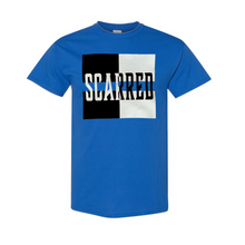 Load image into Gallery viewer, Black & White Scarred Split Tee