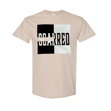 Load image into Gallery viewer, Black & White Scarred Split Tee