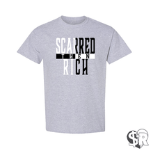 Load image into Gallery viewer, Scarred Then Rich Split Tee
