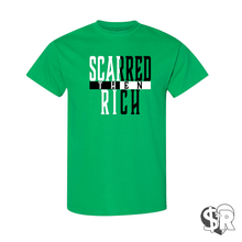 Load image into Gallery viewer, Scarred Then Rich Split Tee