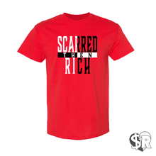 Load image into Gallery viewer, Scarred Then Rich Split Tee