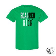 Load image into Gallery viewer, Scarred Then Rich Split Tee